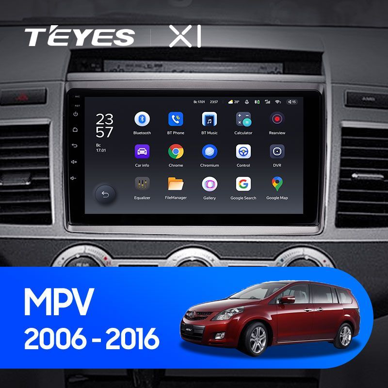 Штатная магнитола Teyes X1 для Mazda MPV LY 2006-2016 на Android 10