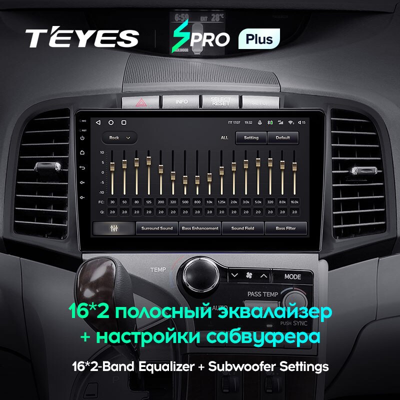 Штатная магнитола Teyes SPRO+ для Toyota Venza 2008-2016 на Android 10