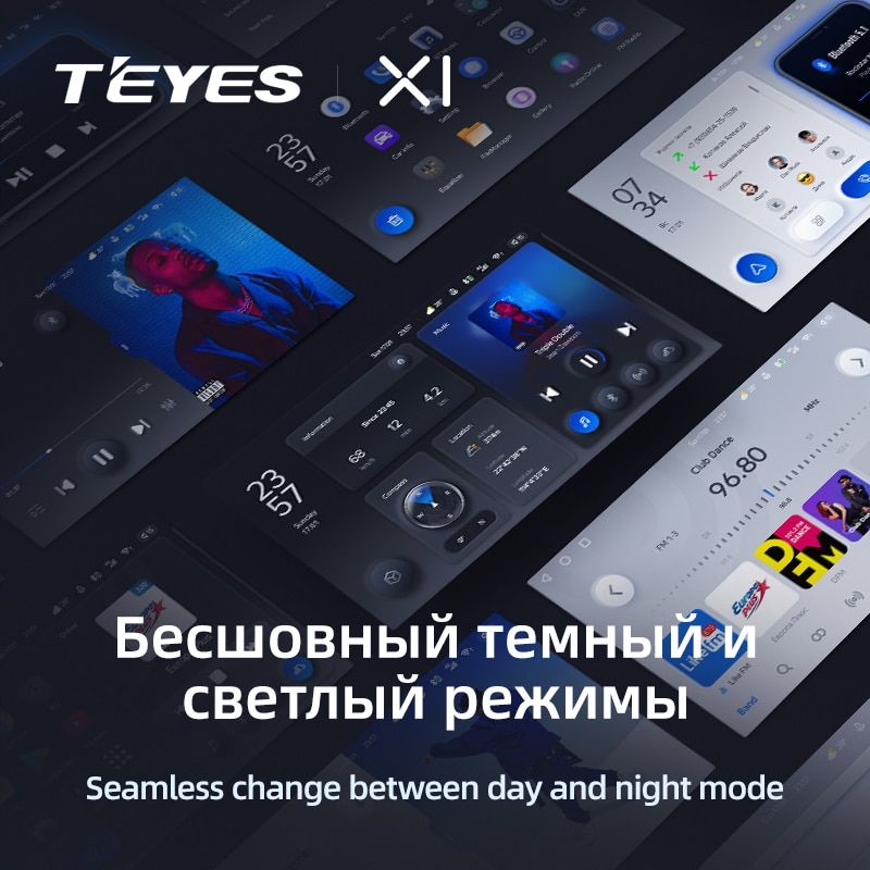 Штатная магнитола Teyes X1 для Toyota Hiace H300 VI GranAce 1 2019-2022 на Android 10