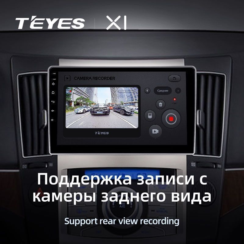 Штатная магнитола Teyes X1 для Hyundai Veracruz ix55 2006-2015 на Android 10