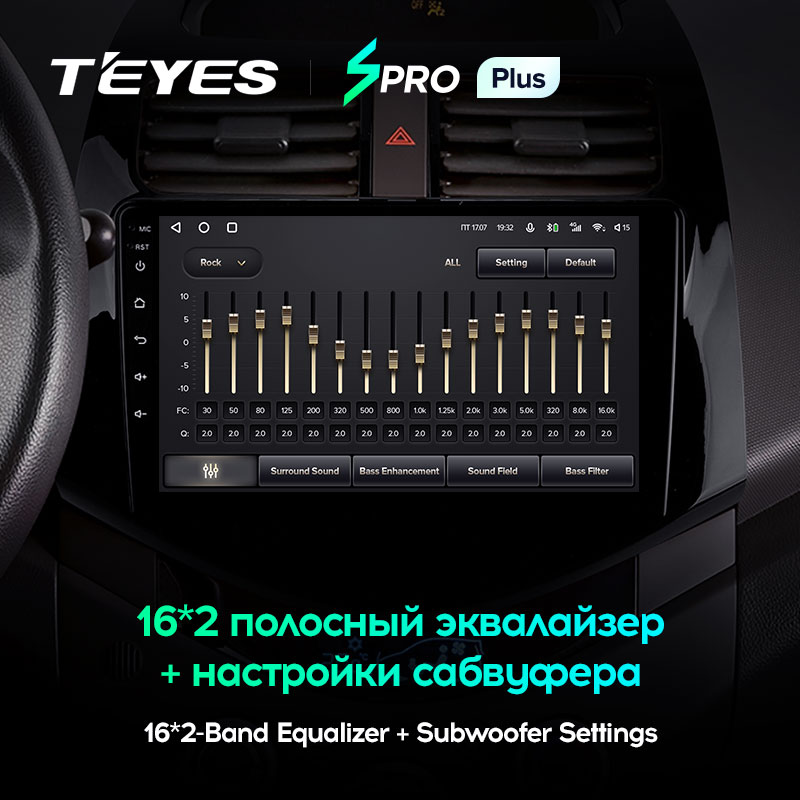 Штатная магнитола Teyes SPRO+ для Chevrolet Spark M300 2009-2016 на Android 10